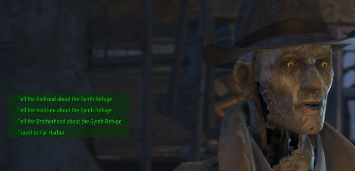 Inform Factions of Synth Refuge in Fallout 4 Far Harbor DLC
