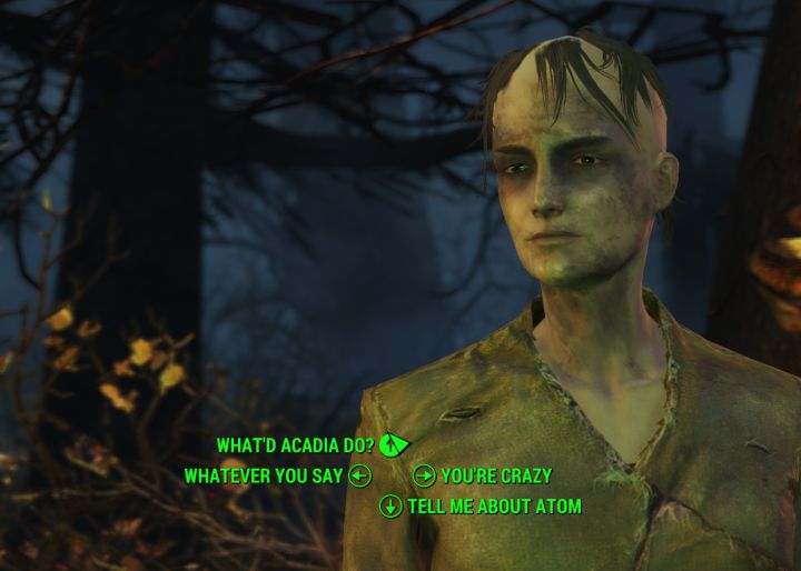 A Child of Atom in Far Harbor asks you to join