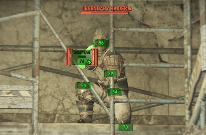 Crippling limbs in Fallout 4