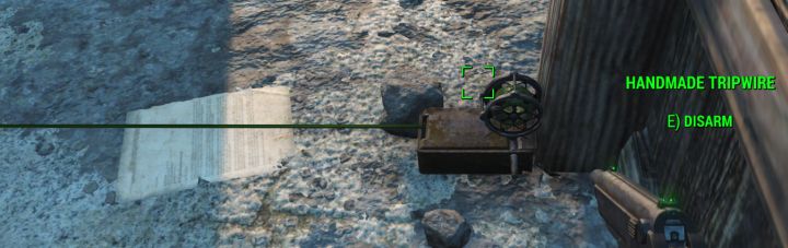 Tripwires you can disarm in Nuka World