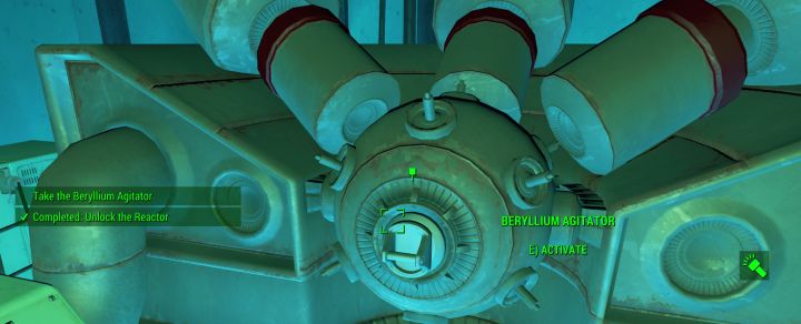 This reactor in the Mass Fusion building houses the Beryllium Agitator you need for the quest