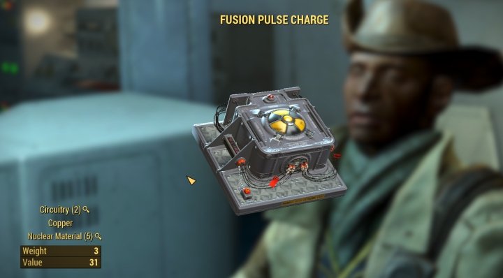 Fusion Pulse Charge for the Institute Reactor