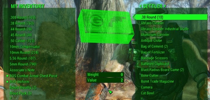 Shop in Fallout 4's Sanctuary Settlement to sell items