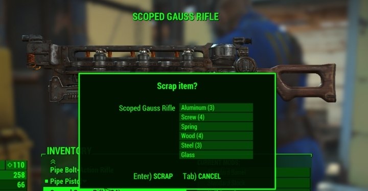 Fallout 4's Scrapper perk helps you get rare items when salvaging weapons and armor