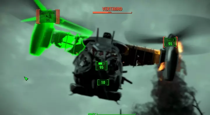 Chance to hit is increased based on range and accuracy in Fallout 4, plus perception's boost