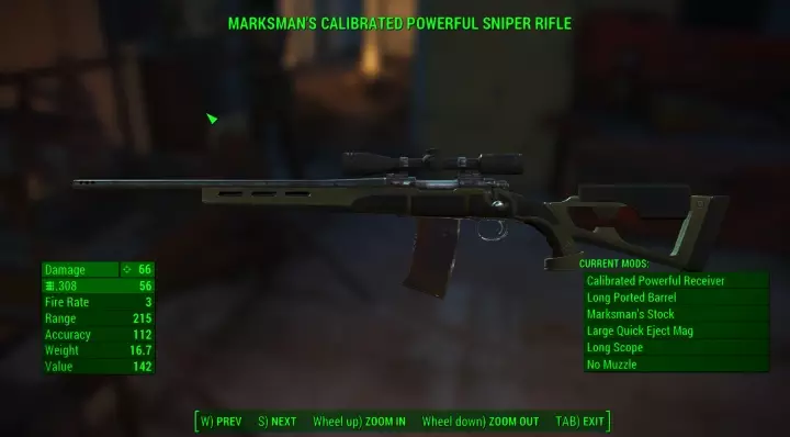 A Sniper Rifle in Fallout 4