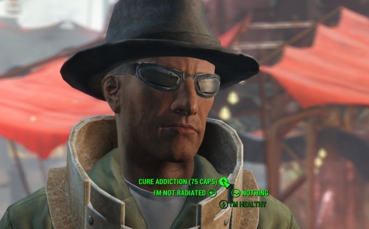Doctors can cure drug addictions in Fallout 4