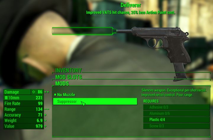 fallout 3 silenced weapons