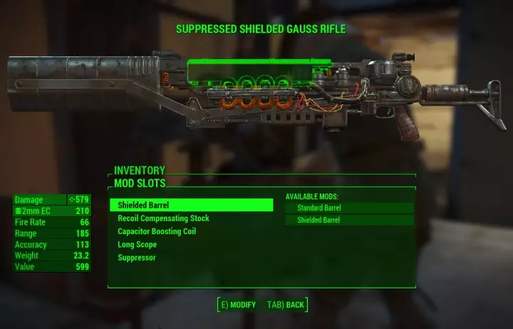fallout 4 creation club gauss rifle